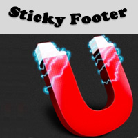 יצירת Sticky Footer – פוטר שנדבק לתחתית העמוד