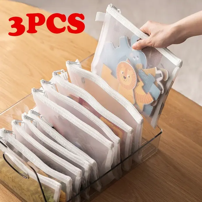תיק אחסון שקוף למשחקים